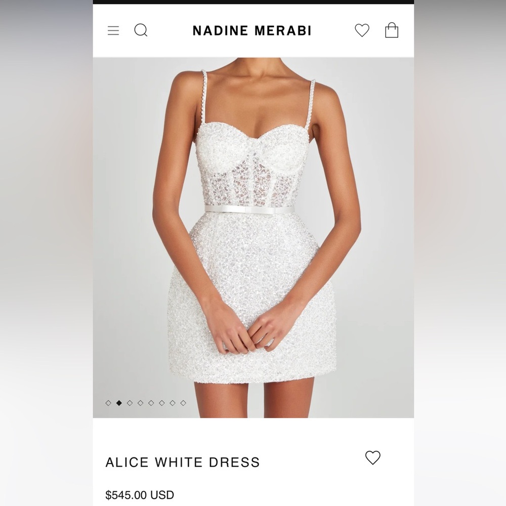 Nadine Merabi Alice Mini Dress size S/M